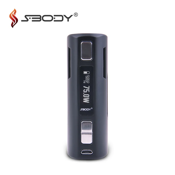 Оригинальный sbody vapedroid C1D2 75 Вт поле mod работает на оригинальный evolv ДНК Чипсет |