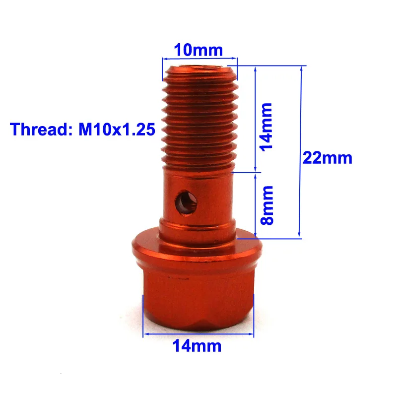 XLSION Banjo Bolt M10x1.25 для питбайка ATV квадроцикла мопеда скутера картинга мотоцикла