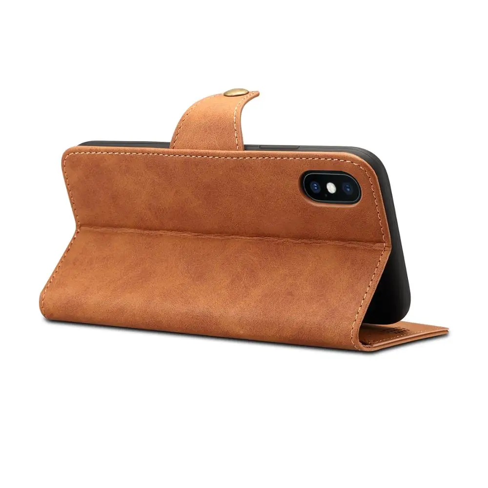 Роскошный кожаный флип-чехол для телефона apple Iphone Xr Xs Max X 7 8 карта кошелек