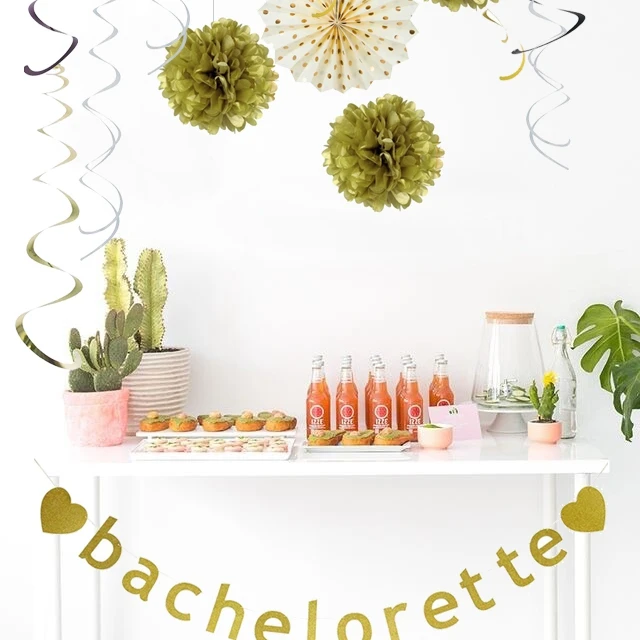 Набор из 7 девичников комплект украшений для вечеринки баннер круг гирлянда