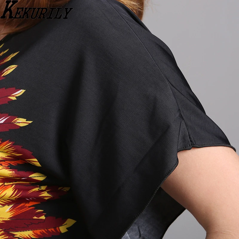 Женская летняя пляжная одежда богемная Цветочная футболка бохо платье туника