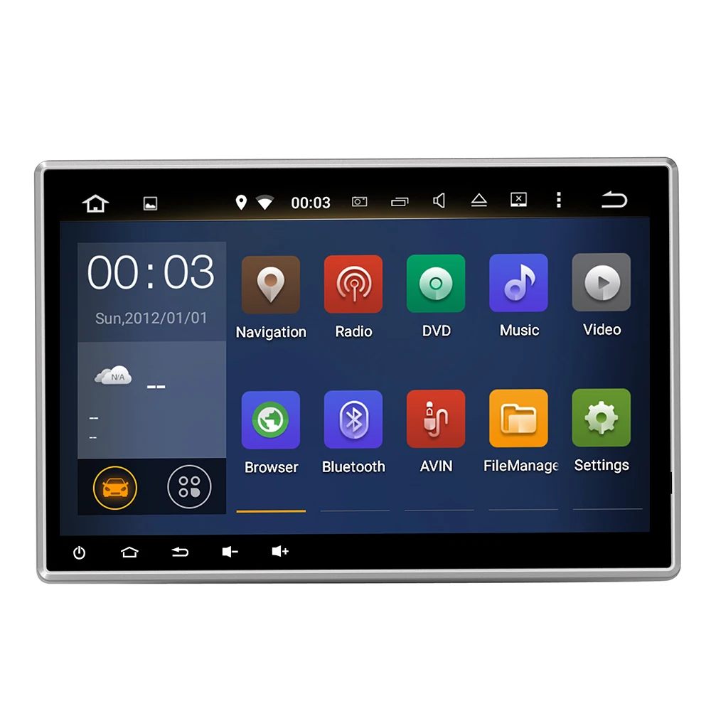 Автомобильный мультимедийный плеер поворотный экран 10 2 дюйма HD 1024*600 IPS 8 ядер Android