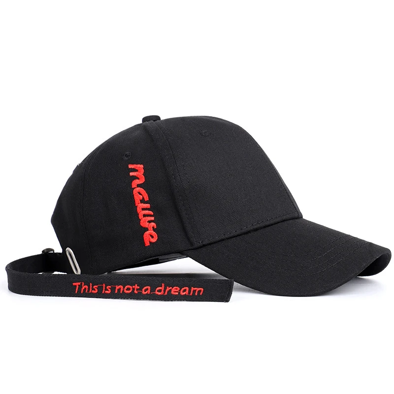 New Summer High Quality Harajuku Ribbon Fashion Cap Korean Style Letter Caps Casual Snapback Hat Trucker For Men and Women | Аксессуары