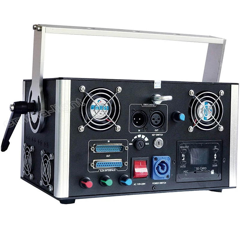 Распродажа! лазерный светильник лазерное шоу RGB DMX ILDA слот для sd-карт 30K система 2 Вт один синий цвет луч анимационный проектор