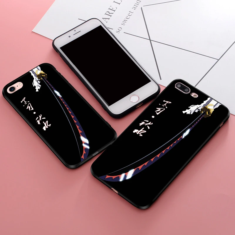 Чехол с ножом Луффи для iPhone 7 One Piece Аниме Мягкий силиконовый чехол телефона X 11 Pro 5 S