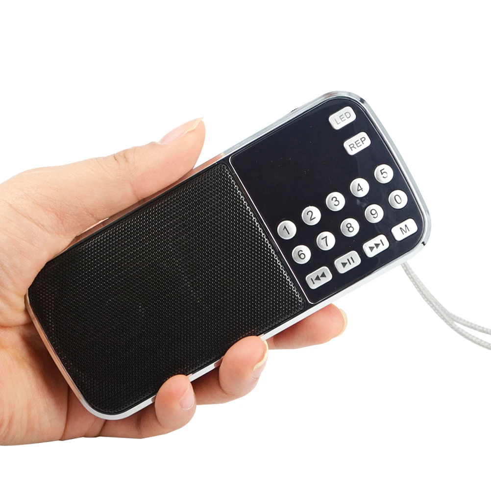 Новый Портативный HIFI мини многофункциональный цифровой MP3 радио динамик USB TF FM