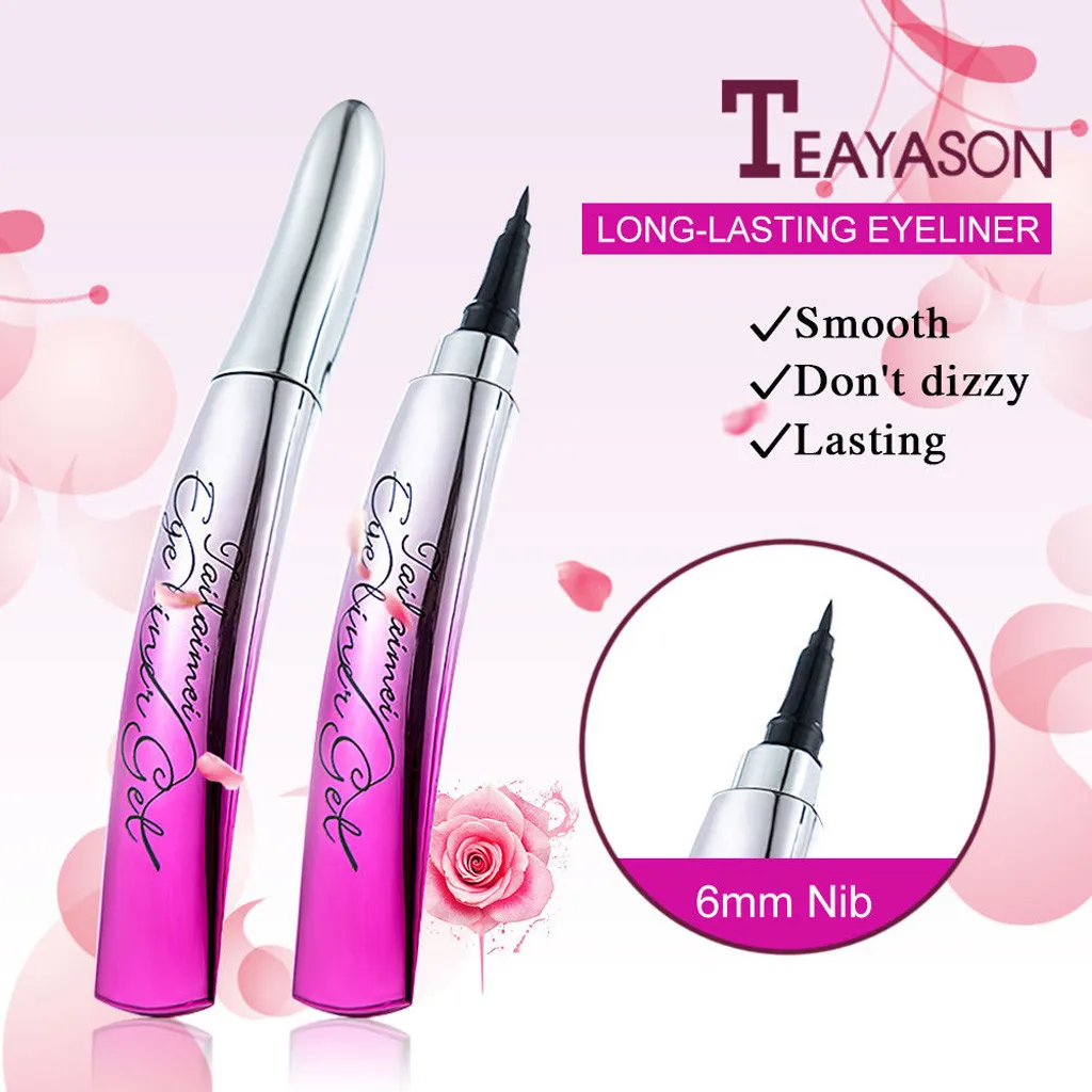 Лучший 1 шт. черный стойкий карандаш для глаз водонепроницаемый подводка