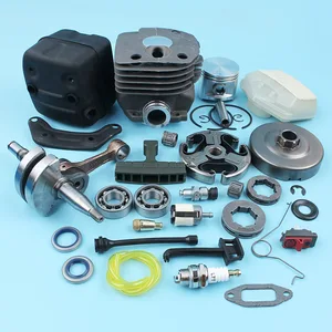 50 мм поршневой цилиндр, глушитель коленчатого вала, Комплект сцепления барабана для Husqvarna 365 371 372, бензопилы, воздушный фильтр, шариковый подшипник, комплект для ремонта