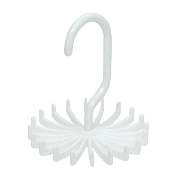 Складная регулируемая пластиковая вешалка для галстуков с вращением на 360