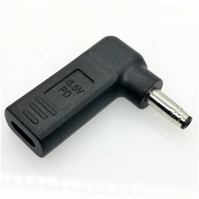 DC40135mm pull Зарядное устройство для ноутбука адаптер конвертер usb type C Женский Dc разъем питания до 7,4*5,0 мм 4,5*3,0 мм 5,5*2,5 мм для lenovo Asus адаптер для ноутбука - Цвет: DC40135mm pull