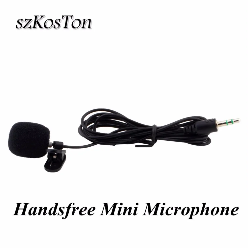 

External 3.5mm Handheld Mini Headset Microphone Handsfree Clip-on Lapel Lavalier Microphone For PC Laptop For Teaching Speech