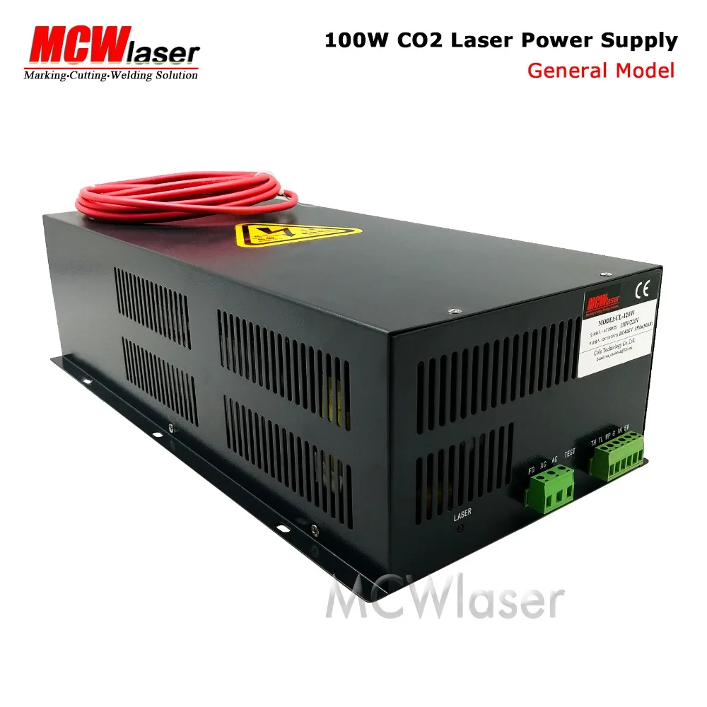 MCWlaser 100 Вт CO2 лазерная трубка 145 см и источник питания 110 В Air Express & Insurance|Детали