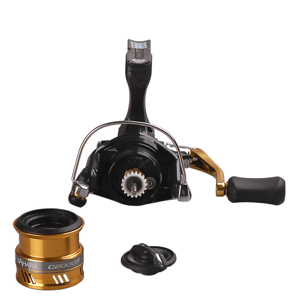 SHIMANO Новинка SAHARA C2000HGS 2500HGS C3000 C3000HG спиннинговая Рыболовная катушка 4 + 1BB Hagane