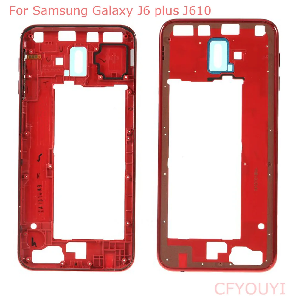 ОЕМ средняя пластина рамка для Samsung Galaxy J6 plus J610 темно