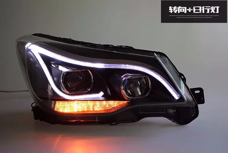 Автостайлинг фары для Subaru Forester 2013-2016 светодиодный ные DRL H7 D2H Hid опция ангельский
