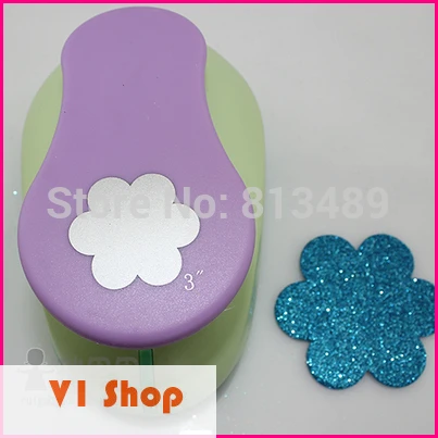 Супер большой 3 дюйма (75 мм) цветы дырокол для рукоделия Эва оригинальное тиснение