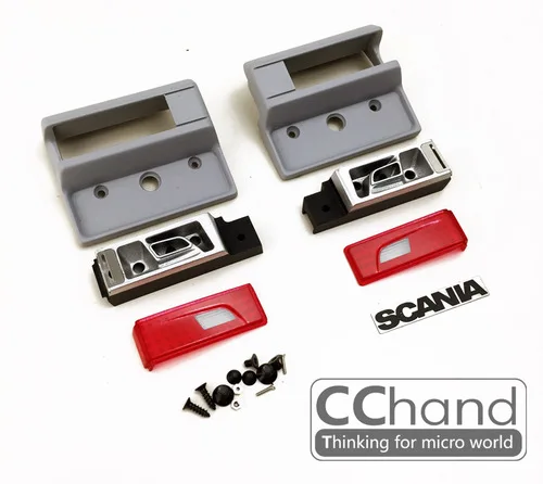 colored without LED CChand TAMIYA 1/14 трейлер трактор SCANIA R470 R620 задний светильник RC автомобиль игрушка - Цвет: colored without LED