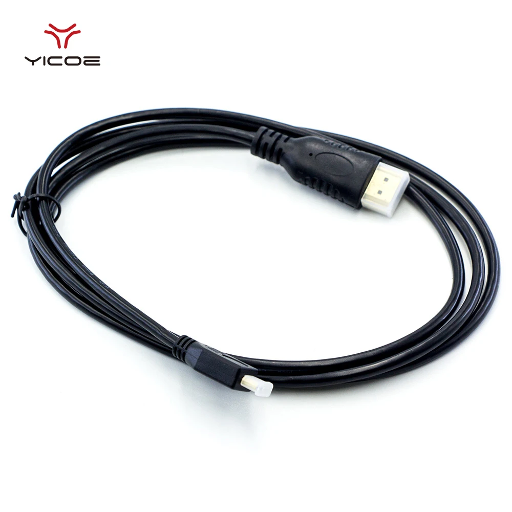 BrankBass 1 м микро HDMI к кабель M/M Конвертер шнур USB для Go pro Gopro Hero 4/3 + Xiaomi yi SJCAM 4K экшн