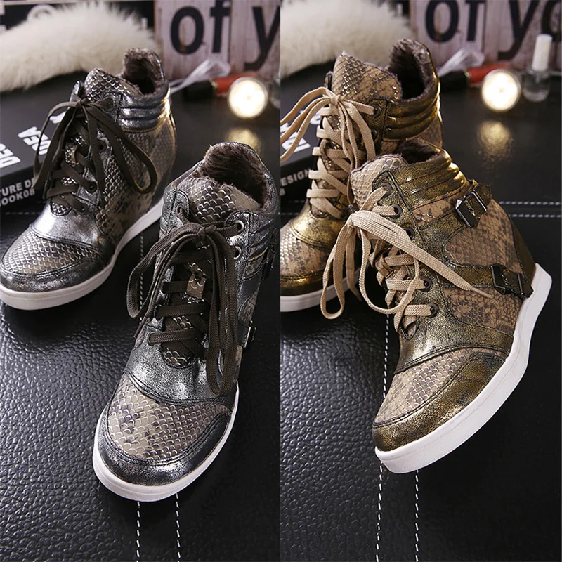 Zapatos de mujer Женская обувь со змеиным узором Модные брендовые кроссовки Женские