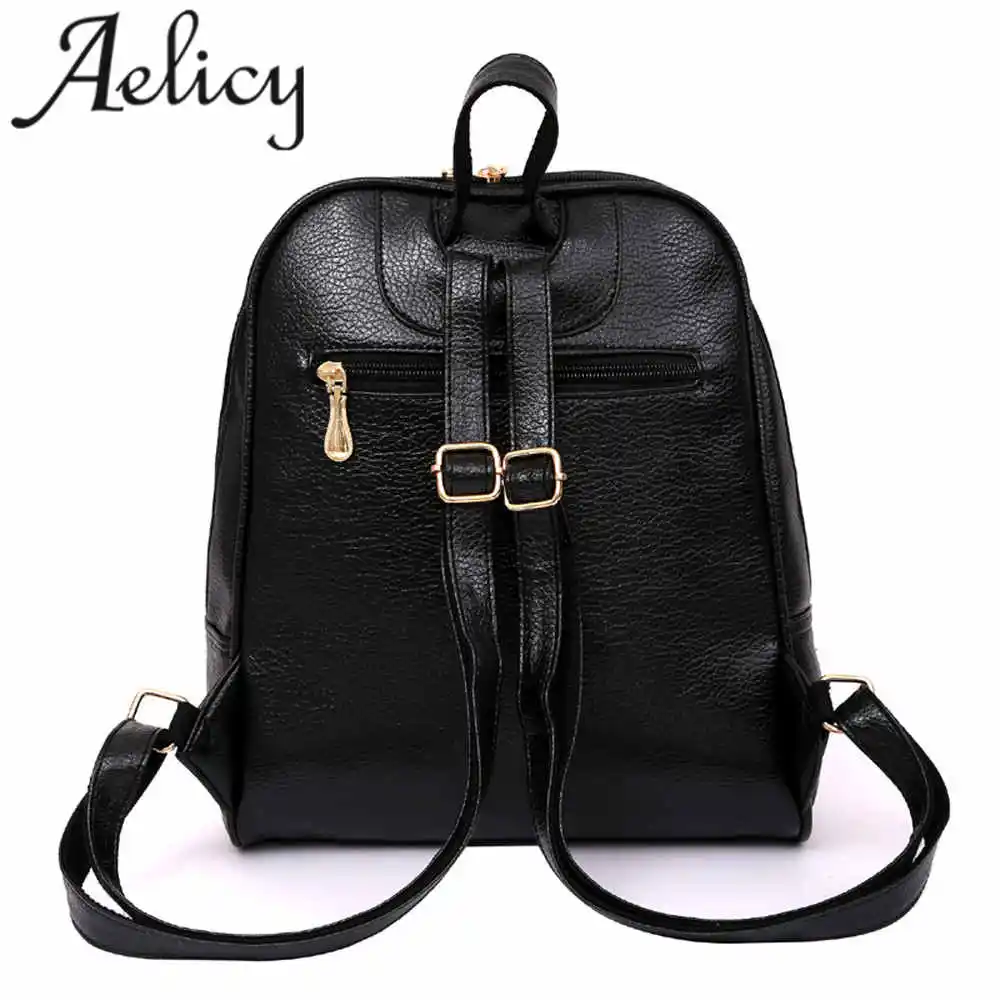 Женский винтажный рюкзак Aelicy из искусственной кожи с мягкой спинкой|Женские