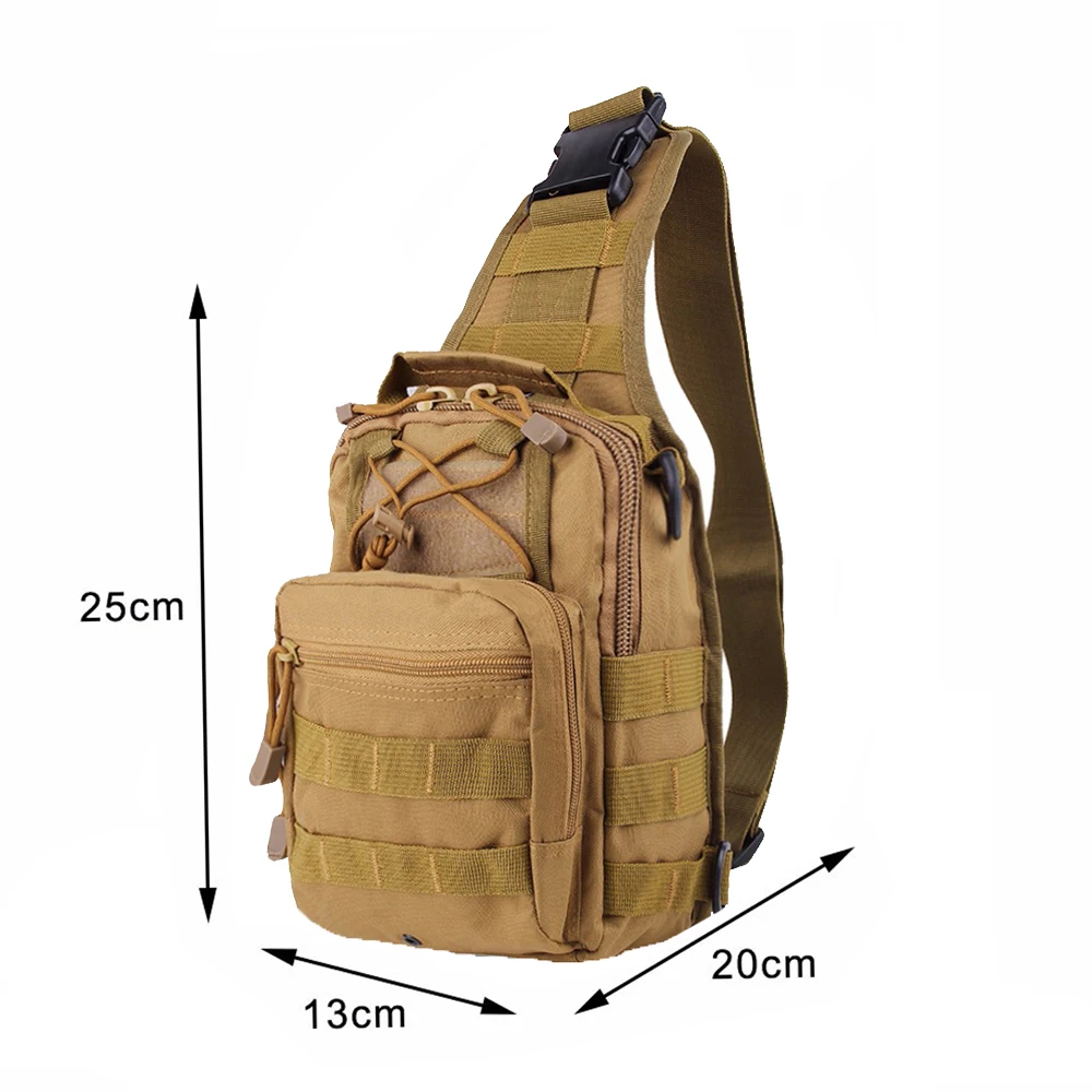 Тактическая Сумка Военная Molle пакет рыболовные походные рюкзаки охотничьи сумки спортивный нагрудный слинг рюкзак на плечо альпинистский рюкзак