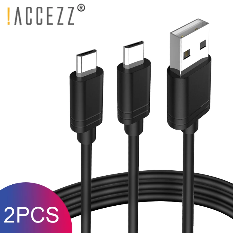 ! ACCEZZ 2 шт. Micro USB кабель для передачи данных Samsung Galaxy S7S6 Edge Huawei Xiaomi 4 Redmi Note 5 Pro