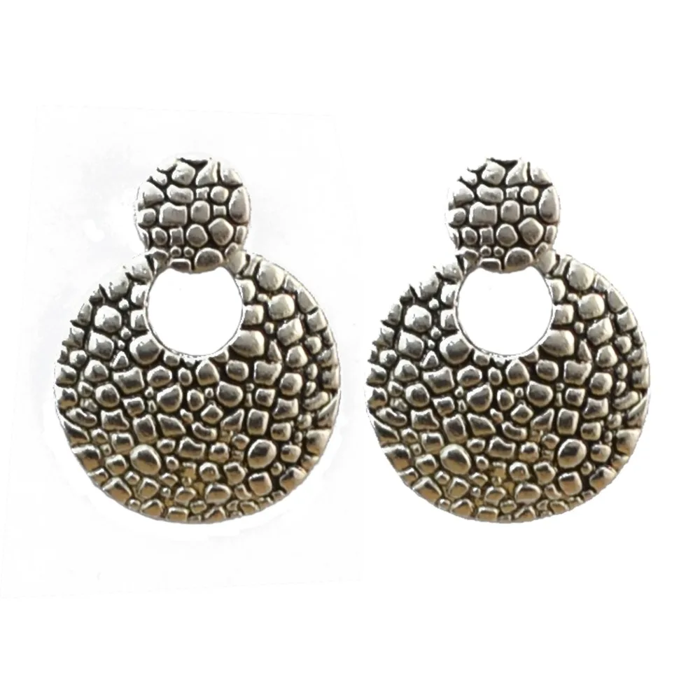 Турецкие Этнические Ретро античные золотые цветные металлические круглые