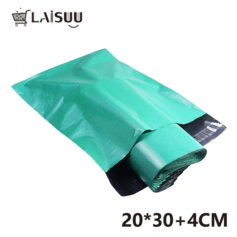 100 шт. 7 8*11 8 дюймов/20*30 см Teal Green Poly Mailers Boutique доставка сумки от кутюр
