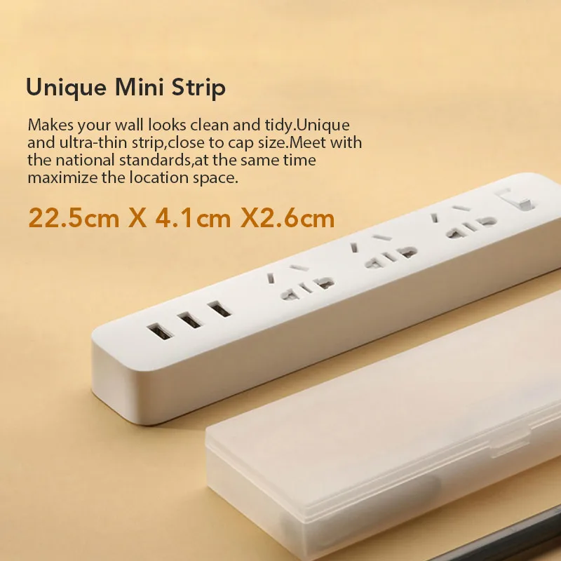 Удлинитель Xiaomi Mijia с 3 USB портами на 2 а|Вилки розеткой| |