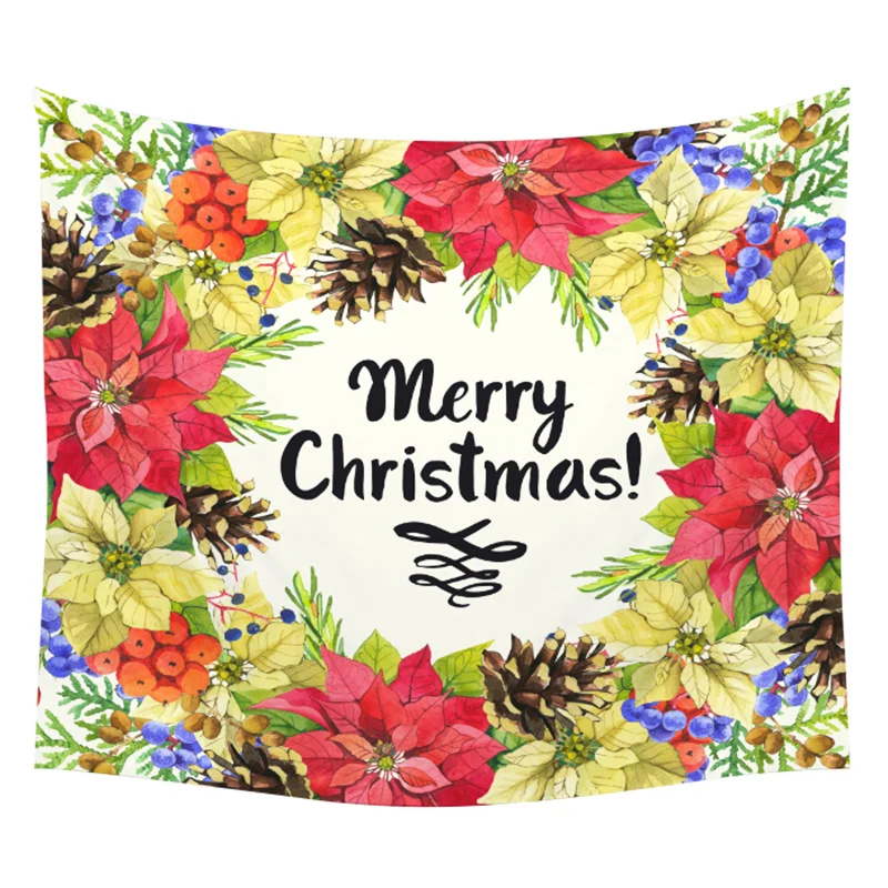 Настенная ткань полиэстер гобелен листья мандала искусство ковер одеяло пляжное