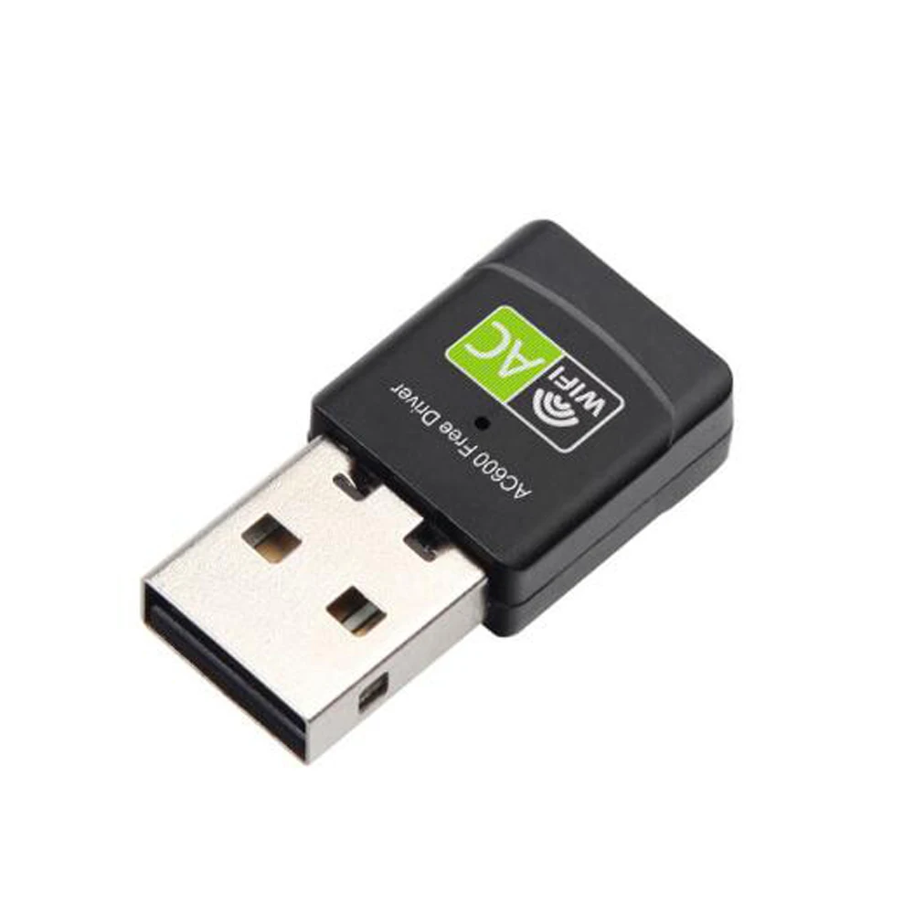 802.11ac беспроводной USB WiFi адаптер 600 Мбит/с ПК сетевая карта двухдиапазонный wifi 5 ГГц адаптер ЛВС USB Ethernet приемник AC Wi-Fi