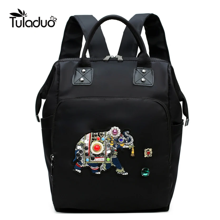 Бренд 2019 для женщин большой рюкзак модные однотонные цвет Оксфорд рюкзаки