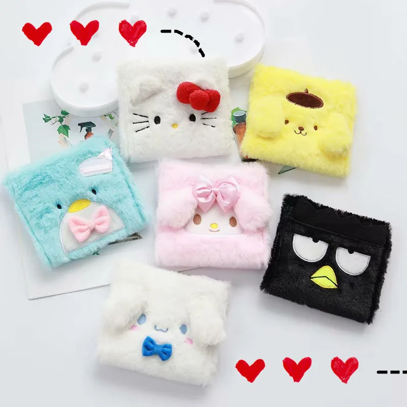 12 см новые милые My melody Kitty Плюшевые монет Сумки мультфильм животных Peguins кролика плюшевые сумки для девочек Подарки