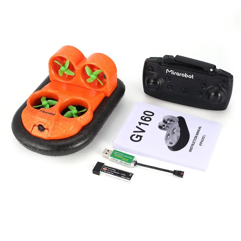 Mirarobot GV160 2 4G 7CH RC лодка для автомобиля с эффектом земли скоростная модель корабля 30