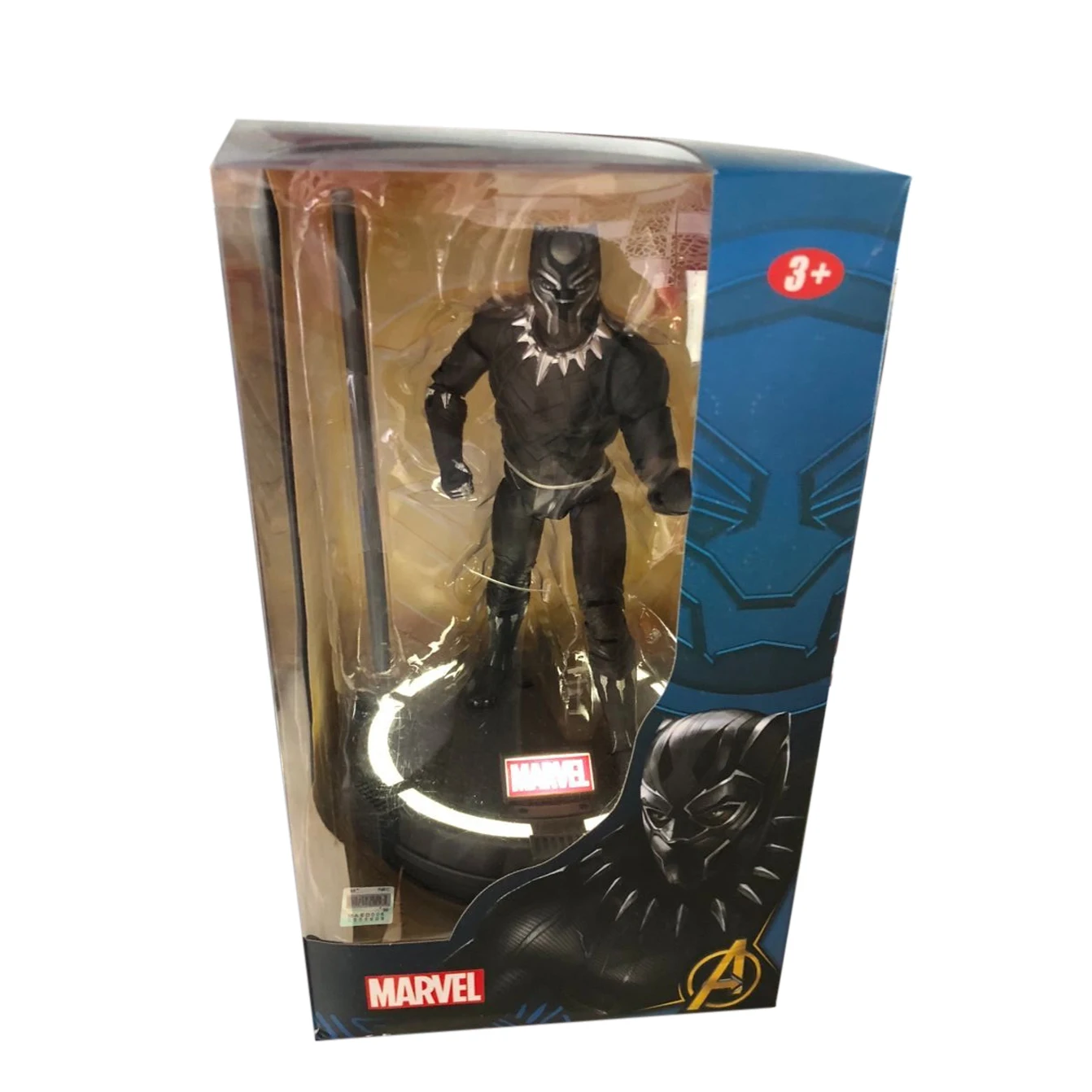Экшн фигурки героев Marvel Черная пантера с подсветкой 18 см|Игровые и трансформеры| |
