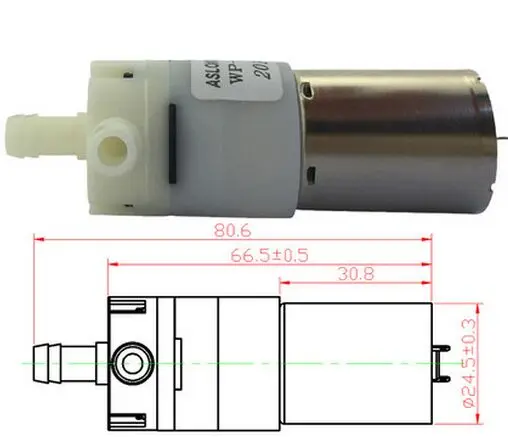 WP 370B DC Микро водяные насосы 12V насос высокого давления бытовой самовсасывающий