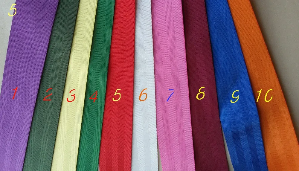 60 метров рулон ремня безопасности цветные ремни 48 мм ширина 5 полос|seat belt webbing|roll