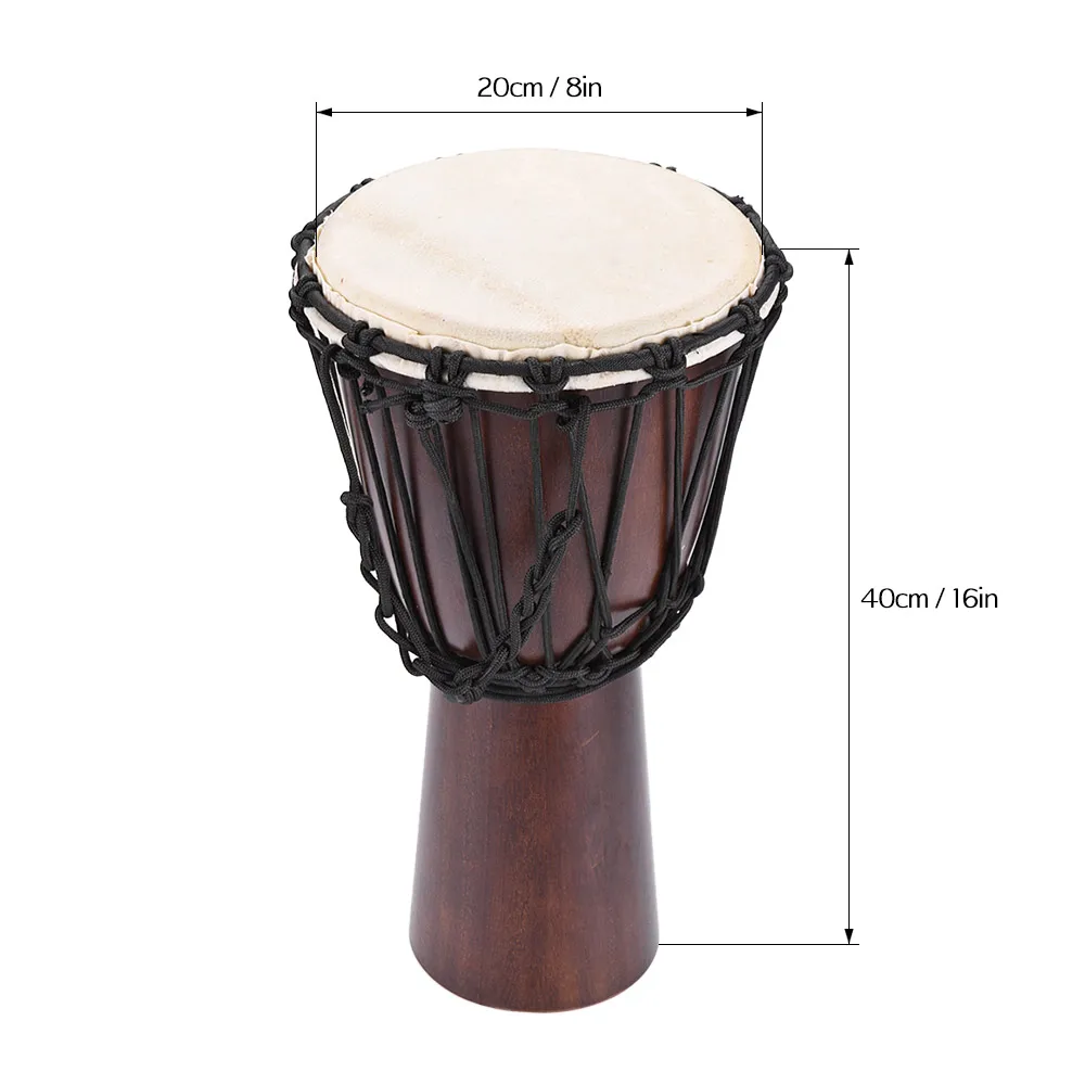 Профессиональный 8 &quotAfrican Djembe ручной боунго барабан ударный музыкальный