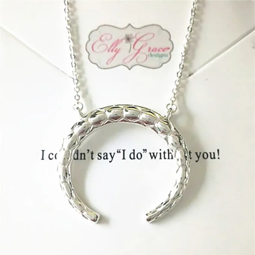 10 шт./лот полумесяц Кулон Цепочки и ожерелья Богемия ювелирные изделия цвета: