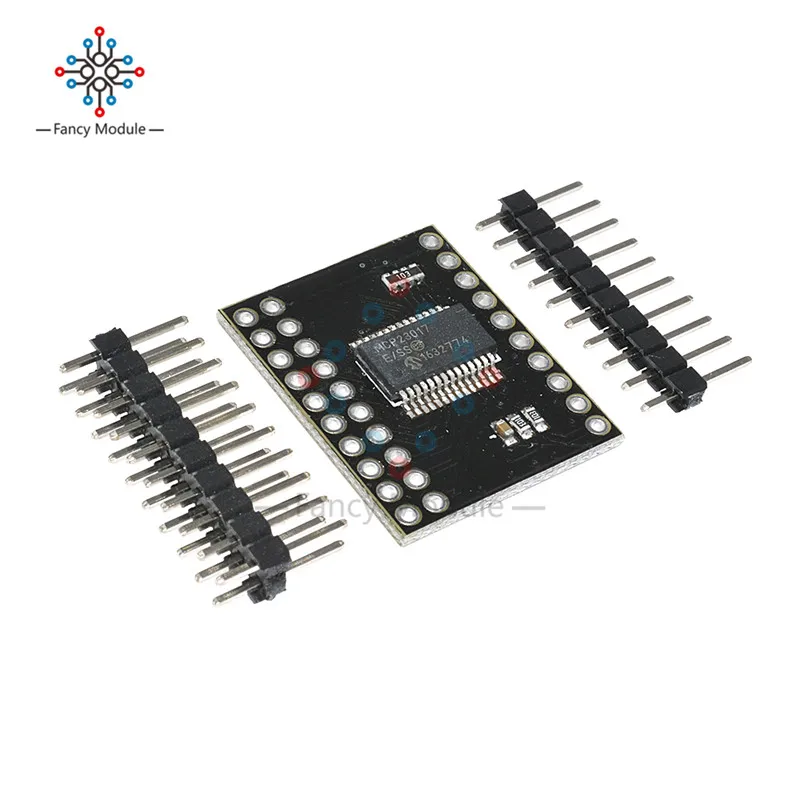 Модуль последовательного интерфейса IIC I2C MCP23017 SPI MCP23S17 двунаправленный 16-битный