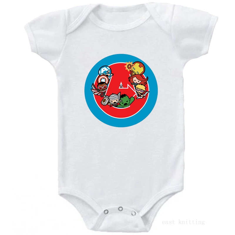 HY0760 DERMSPE/ New0-24M; комбинезон с короткими рукавами и буквенным принтом для новорожденных мальчиков и девочек; летняя одежда для малышей; цвет белый - Цвет: HY0760