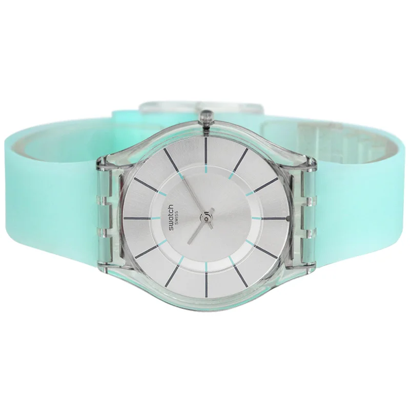 Часы Swatch кожи серии Элегантный Минималистский кварцевые женские часы