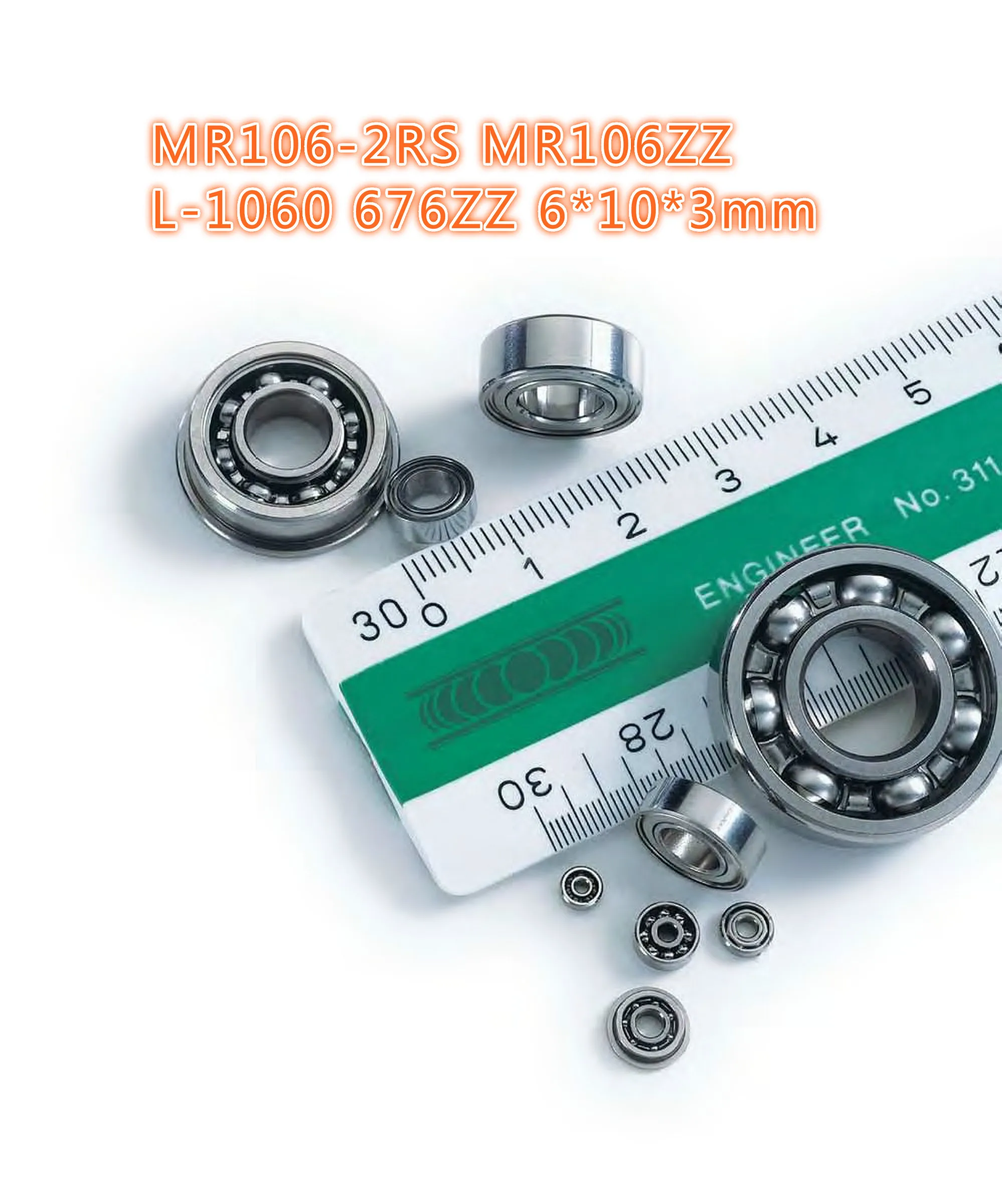 5 p Миниатюрный подшипник трансмиция JMC mr106 2rs MR106ZZ l 1060 676ZZ 6*10*3 мм|Подшипники| |