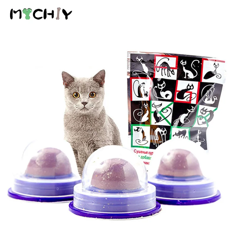 Natural Cat Catnip Toy Healthy Candy Sugar Addicted For Cats With Cover Spewing Energy Ball Vitamin Supplies Pet Products | Дом и сад