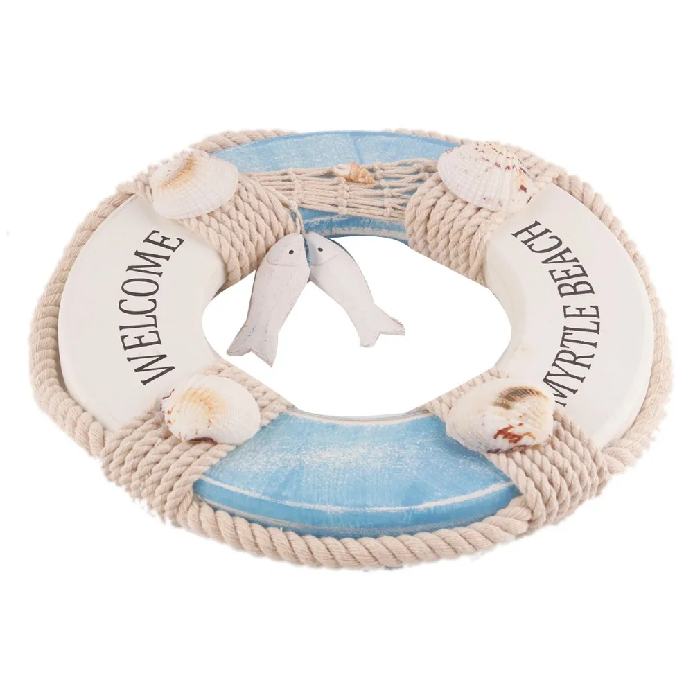 2 размера спасательный круг деревянный домашний декор сосновый для спальни