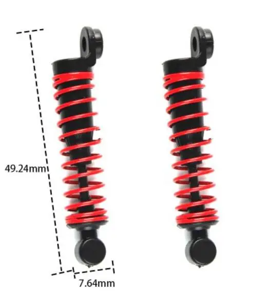 Subotech BG1510 BG1511 1/24 RC автозапчасти оригинальный передний и задний амортизатор|Детали