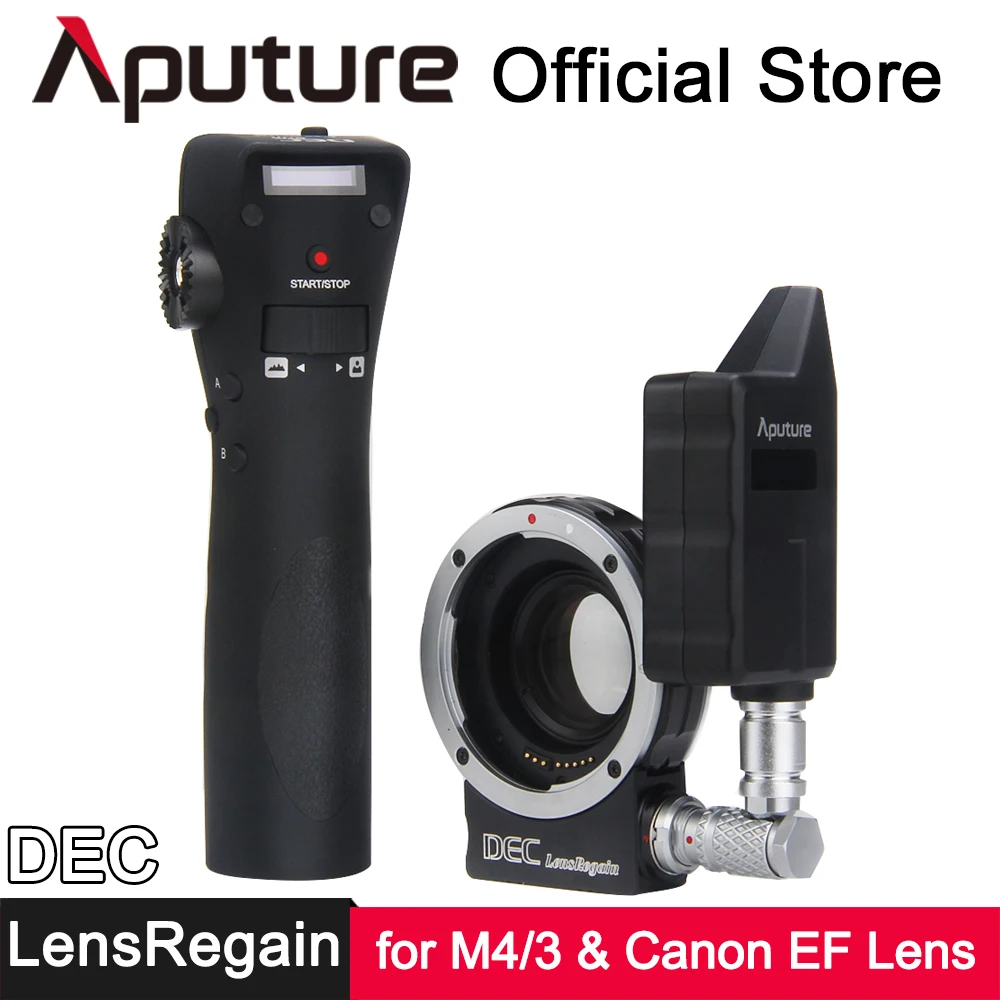 Aputure Беспроводной Follow Focus диафрагма контроллер адаптер Telecompressor DEC LensRegain для MFT Micro