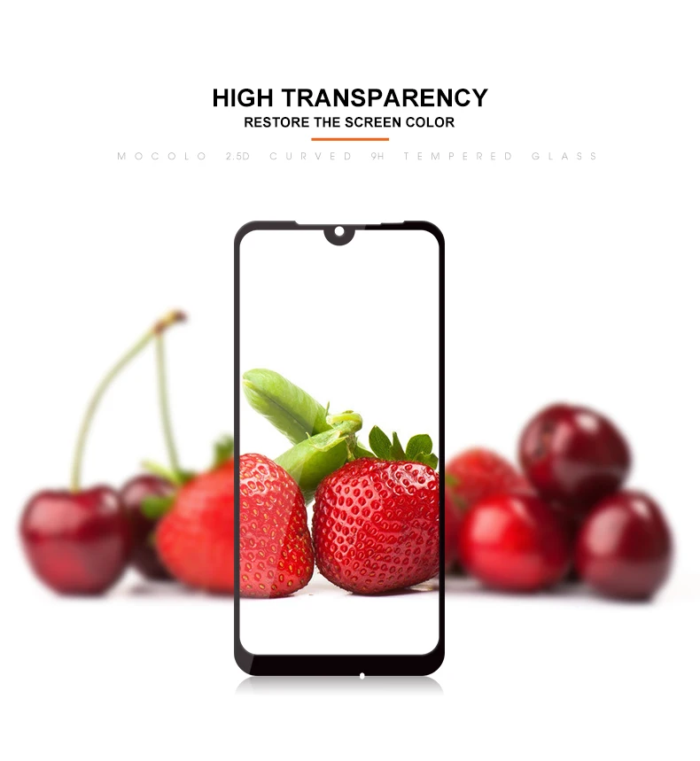 Для Xiaomi Redmi 7 Защита экрана Mocolo полное покрытие Полный клей 9H Закаленное стекло пленка для Redmi 7 протектор экрана