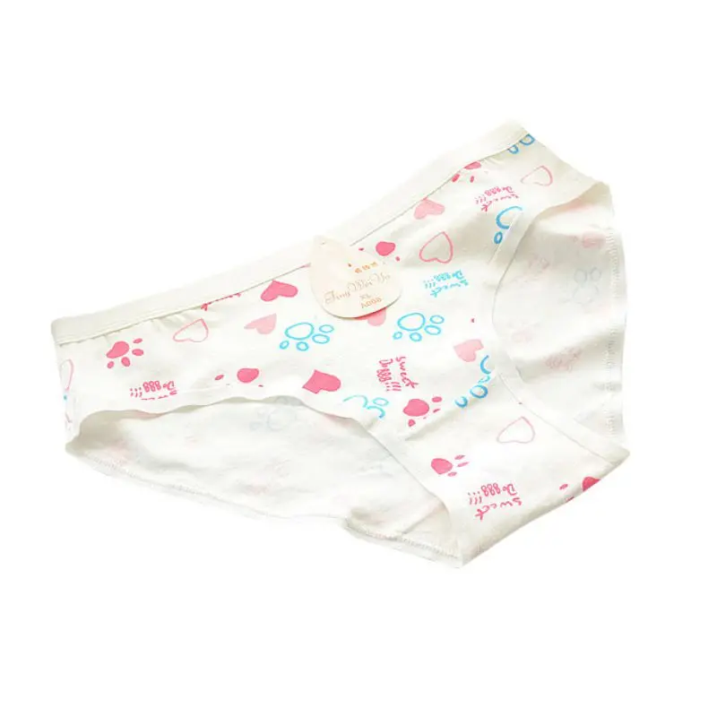 Женское нижнее белье из 2019 хлопка мягкие трусики розовые женские большого