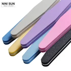 Профессиональные прочные шлифовальные блоки для ногтей, 50 шт.лот, 180 моющиеся, Limas, прямоугольная губка, красочные полировщики ногтей, инструменты для дизайна ногтей